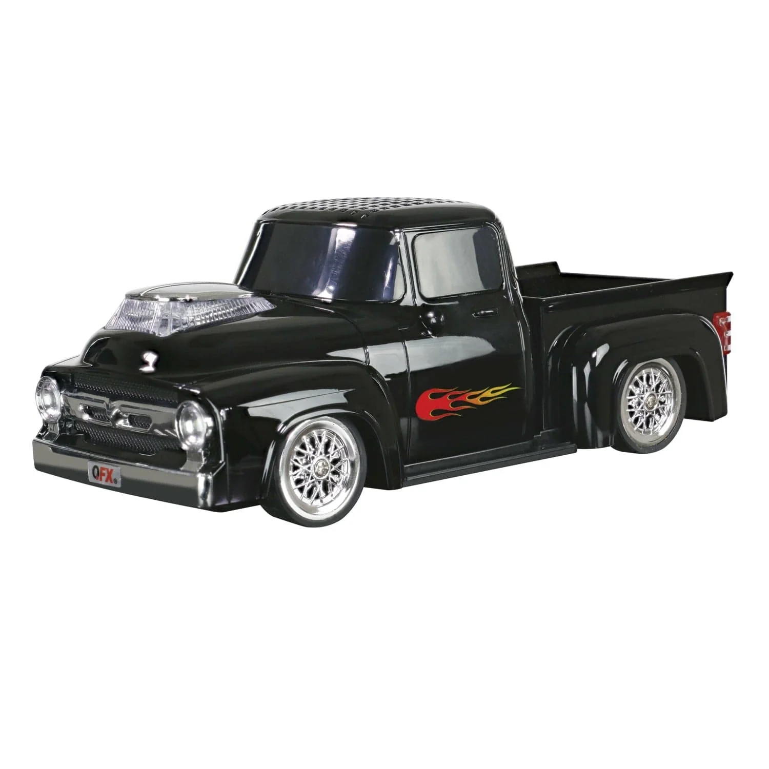 QFX BT-1956 Retro Truck Bluetooth Speaker, Black