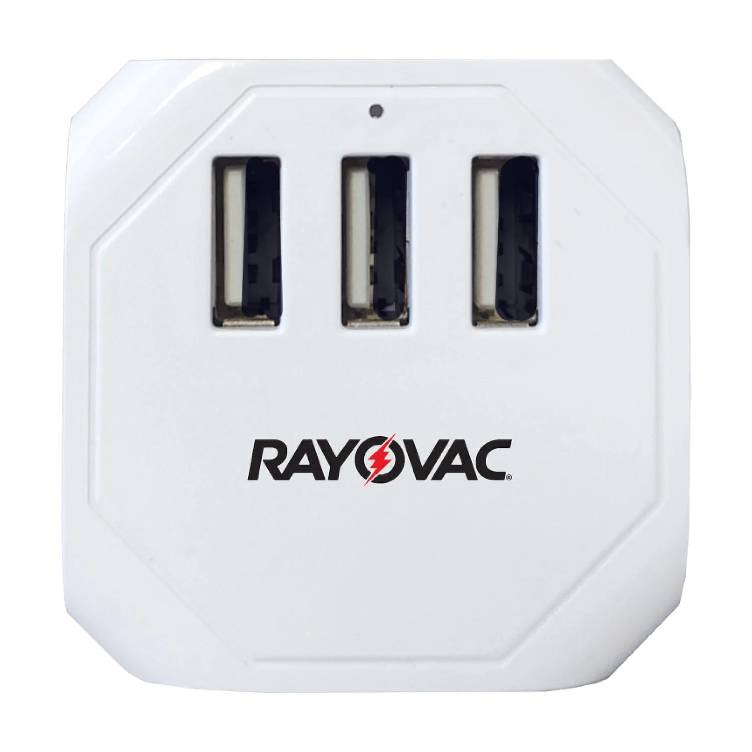 Rayovac 3-AC Outlet and 3-USB Port Portable Power Strip and Charger Wall Tap Cube, SS-Q303