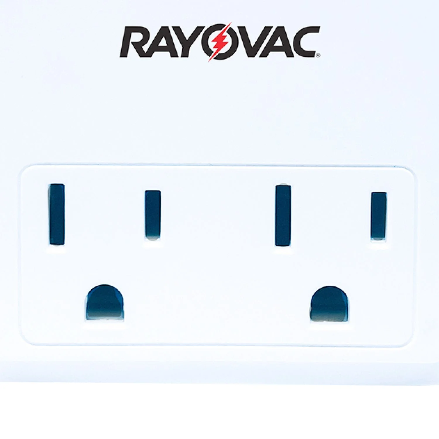 Rayovac AC Outlet and 2-USB Port 300-Joules Portable Surge Protector Wall Tap with Phone Holder, 2 Outlet - Image 3