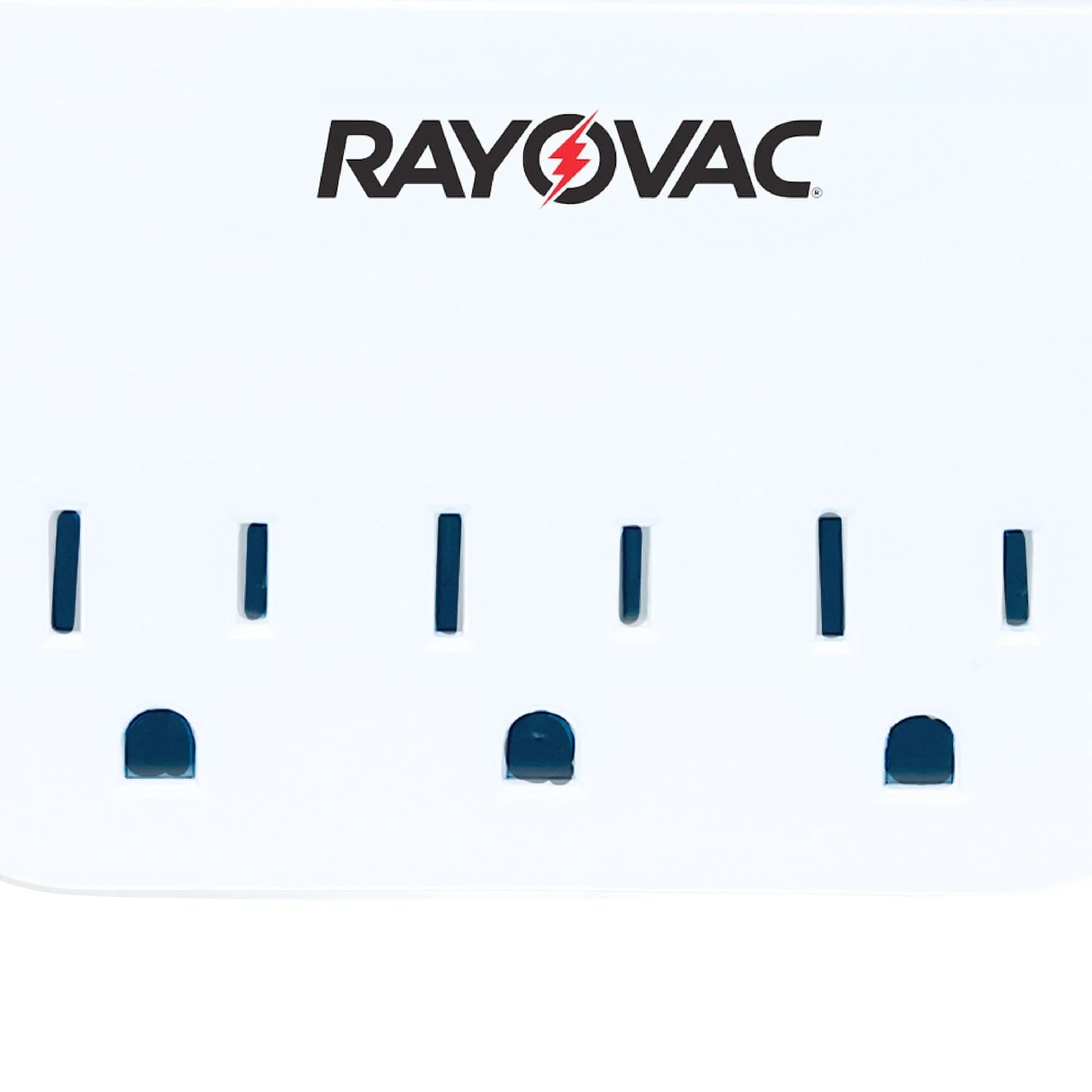 Rayovac AC Outlet and 2-USB Port 300-Joules Portable Surge Protector Wall Tap with Phone Holder, 3 Outlet - Image 3