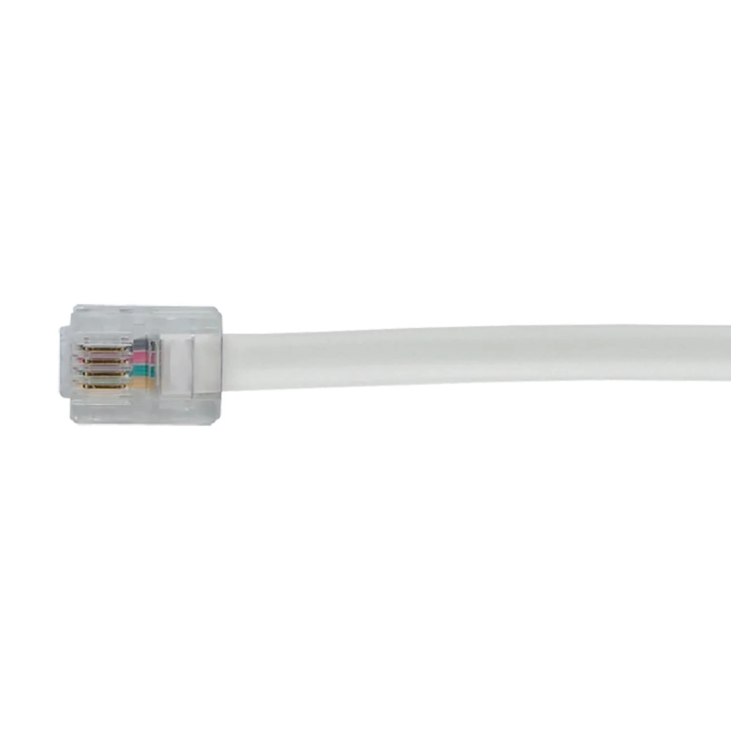 RCA Rounded Phone Line Cord, 50 Ft., White - Image 2