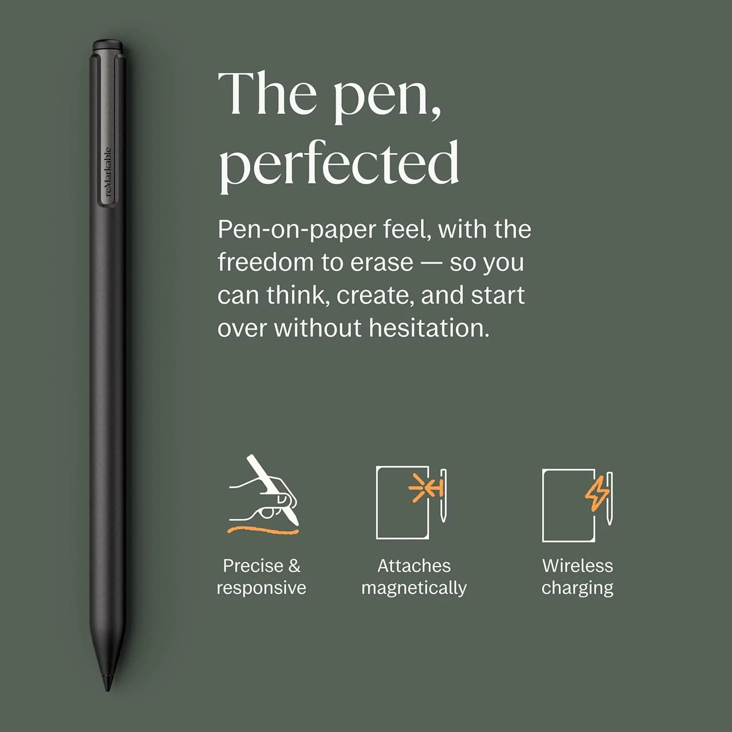 reMarkable Paper Pro Bundle, Includes 11.8" reMarkable Paper Pro Tablet, Marker Plus Pen, and a Book Folio Cover in Grey Polymer Weave - Refurbished - Image 7
