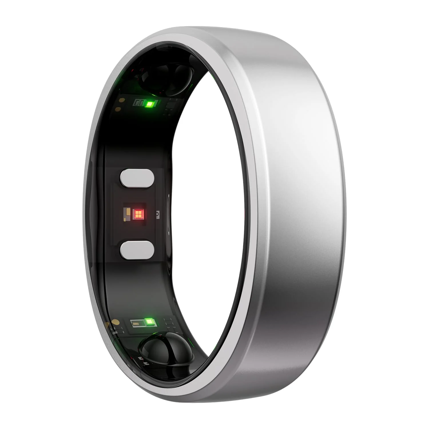 RingConn Gen 2 Ultra-Thin Smart Ring with Sleep Apnea Monitoring and Health Tracking, Size 10, Future Silver - Image 4