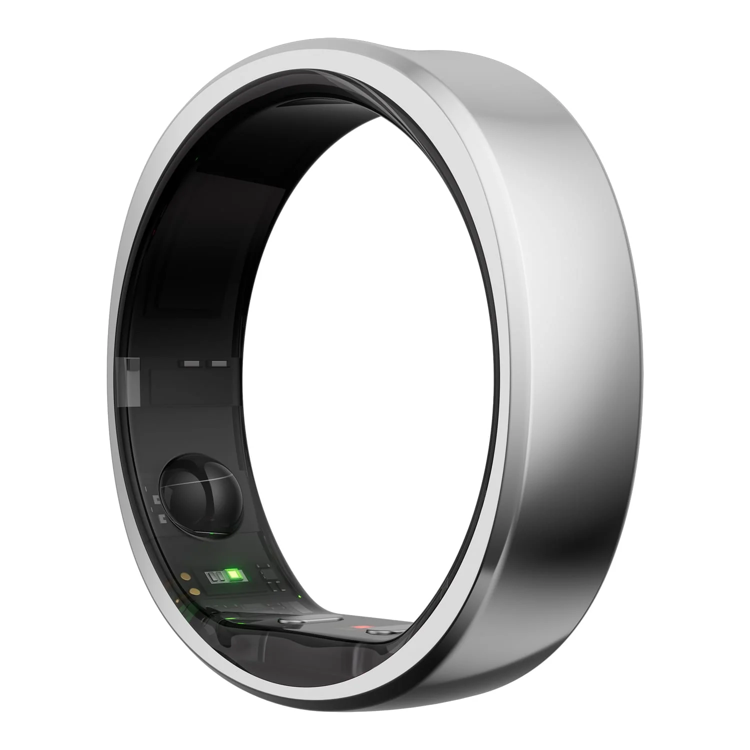 RingConn Gen 2 Ultra-Thin Smart Ring with Sleep Apnea Monitoring and Health Tracking, Size 6, Future Silver - Image 3
