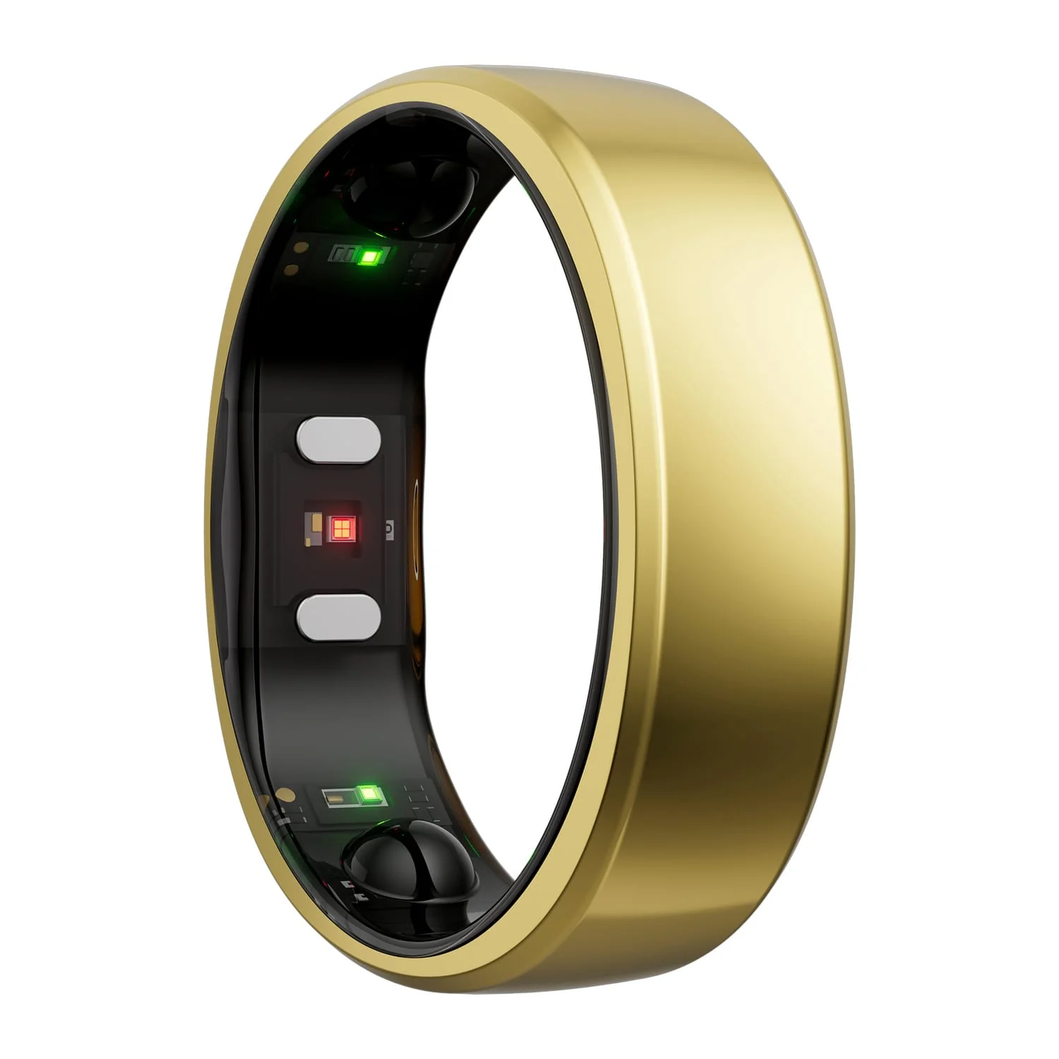 RingConn Gen 2 Ultra-Thin Smart Ring with Sleep Apnea Monitoring and Health Tracking, Size 9, Royal Gold - Image 3