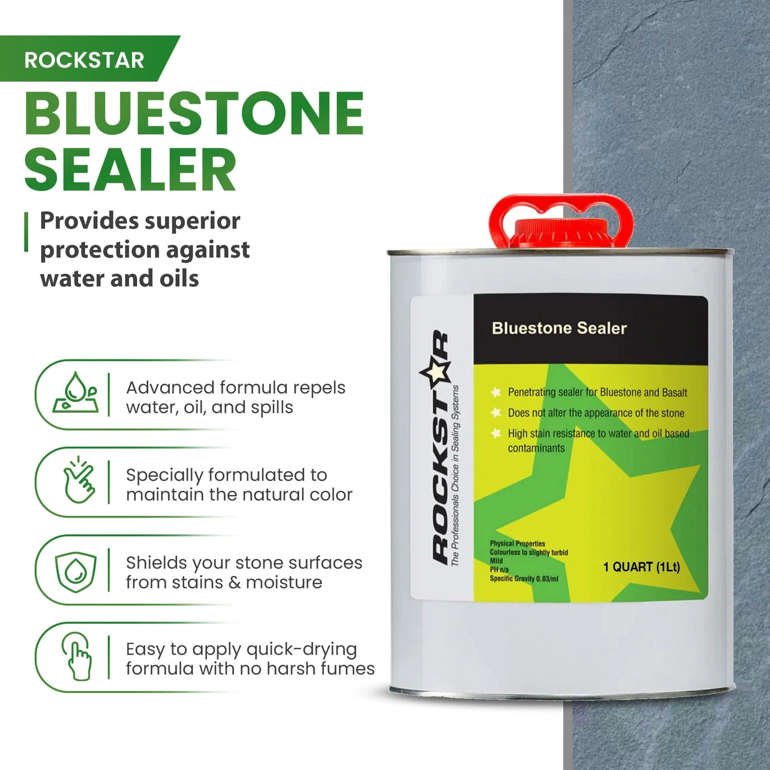 Rockstar Bluestone Sealer, 1 Liter - Image 5