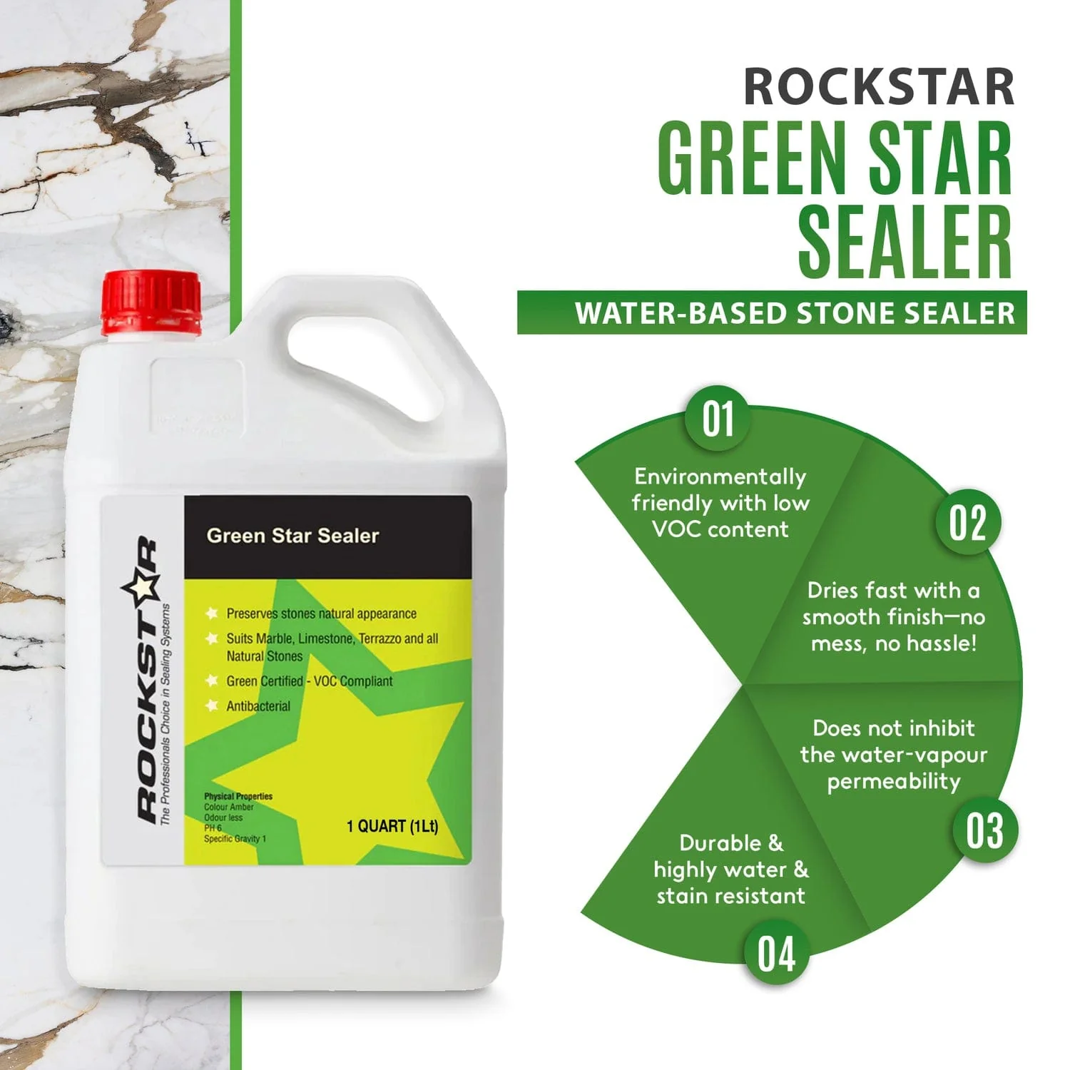 Rockstar Green Star Sealer, 1 Liter - Image 5