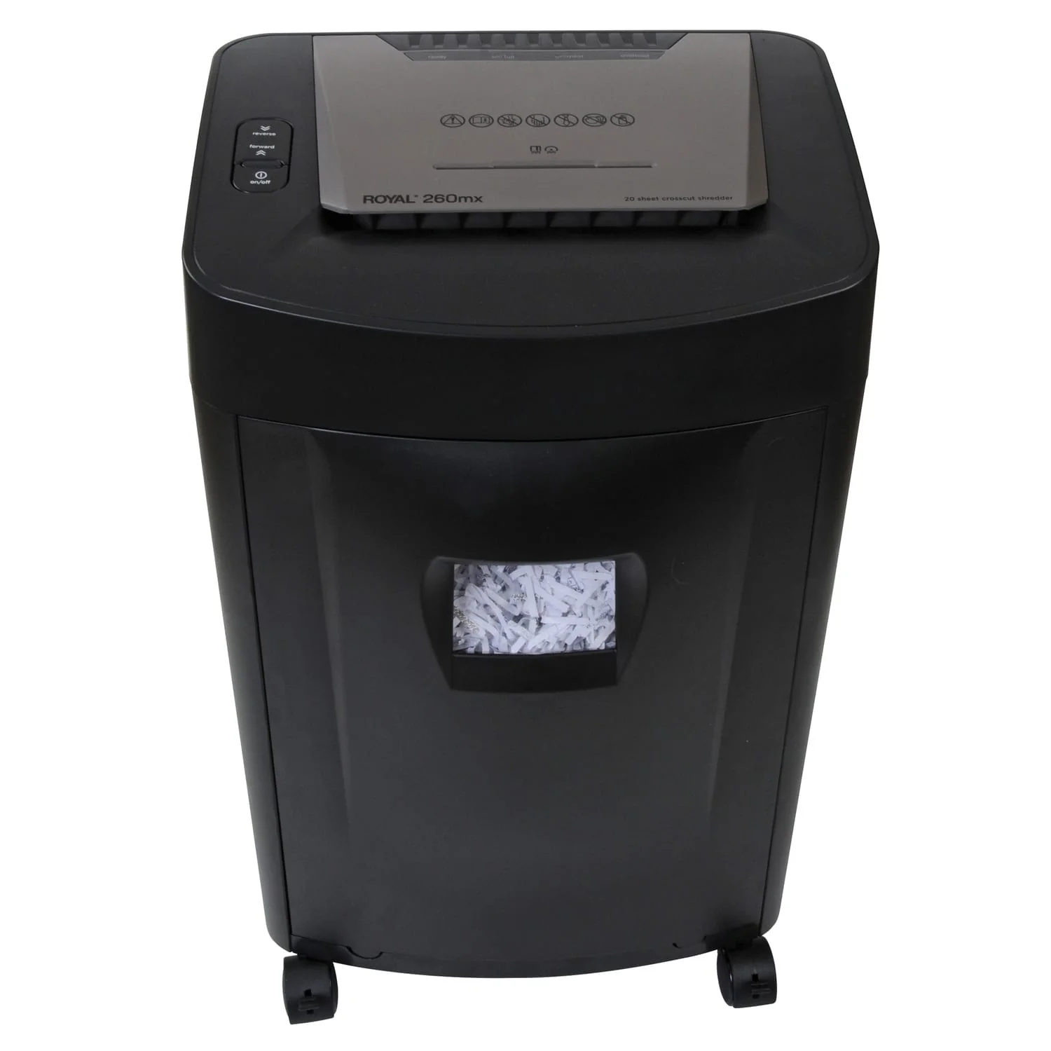 Royal 260MX 20-Sheet Crosscut Paper Shredder with Basket - Image 5