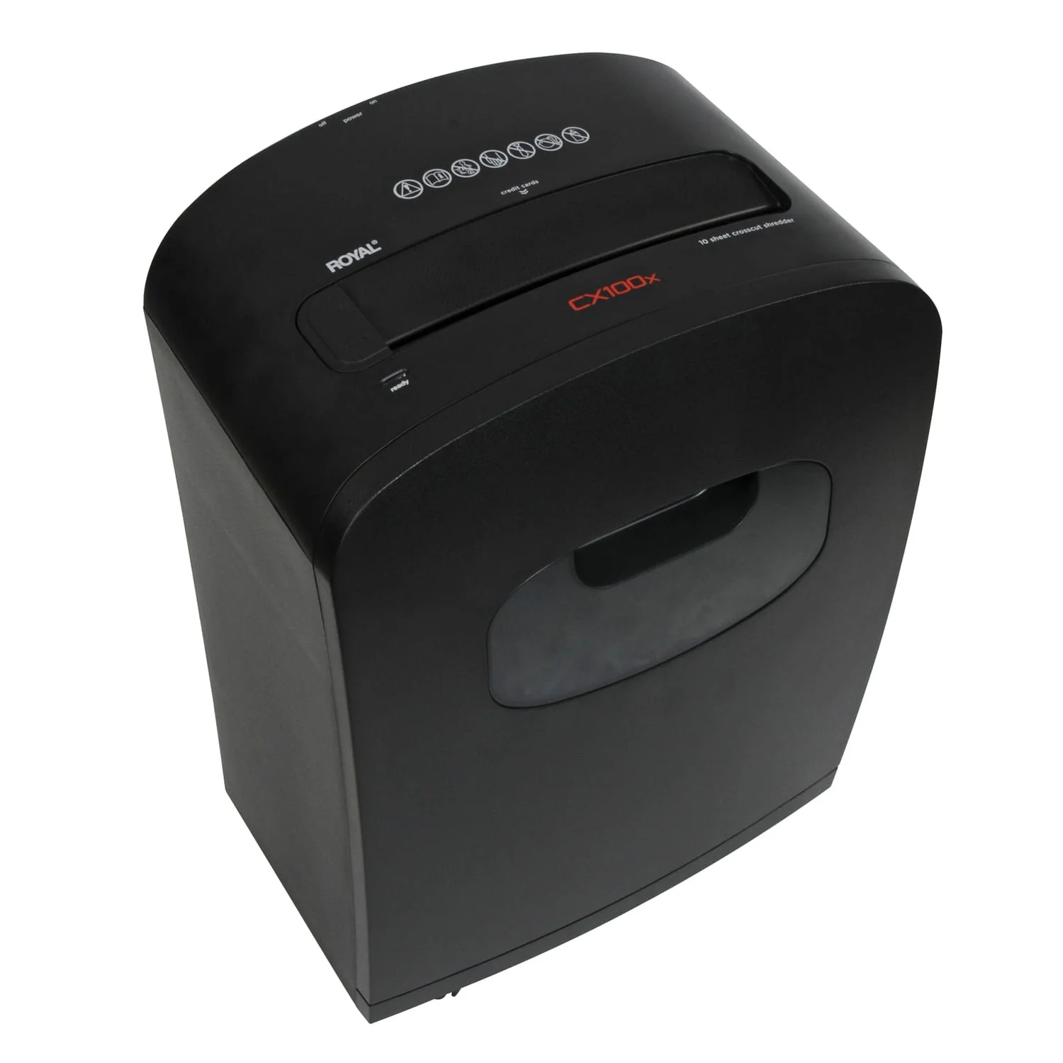 Royal CX100x 10-Sheet Crosscut Shredder with Basket