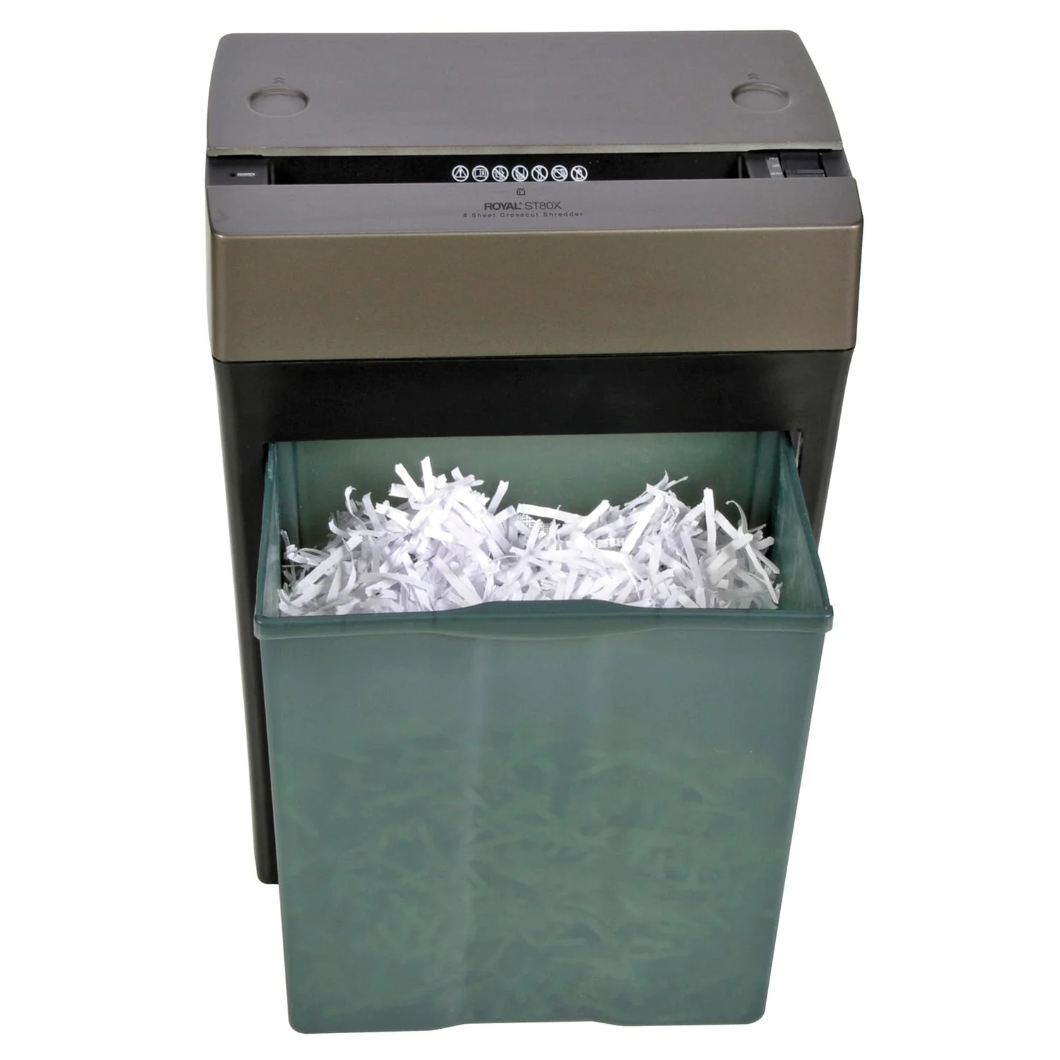 Royal ST80X 8-Sheet Crosscut Shredder with Basket - Image 4