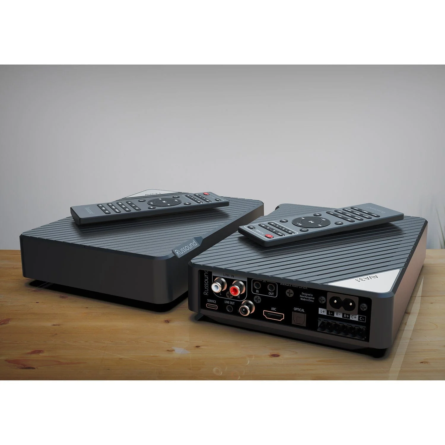 Russound 200-Watt 3.1-Channel Low-Profile Mini A/V Amplifier with Bluetooth, HDMI ARC, and Learning Remote for Use with TVs, AVA Series AVA3.1 - Image 2
