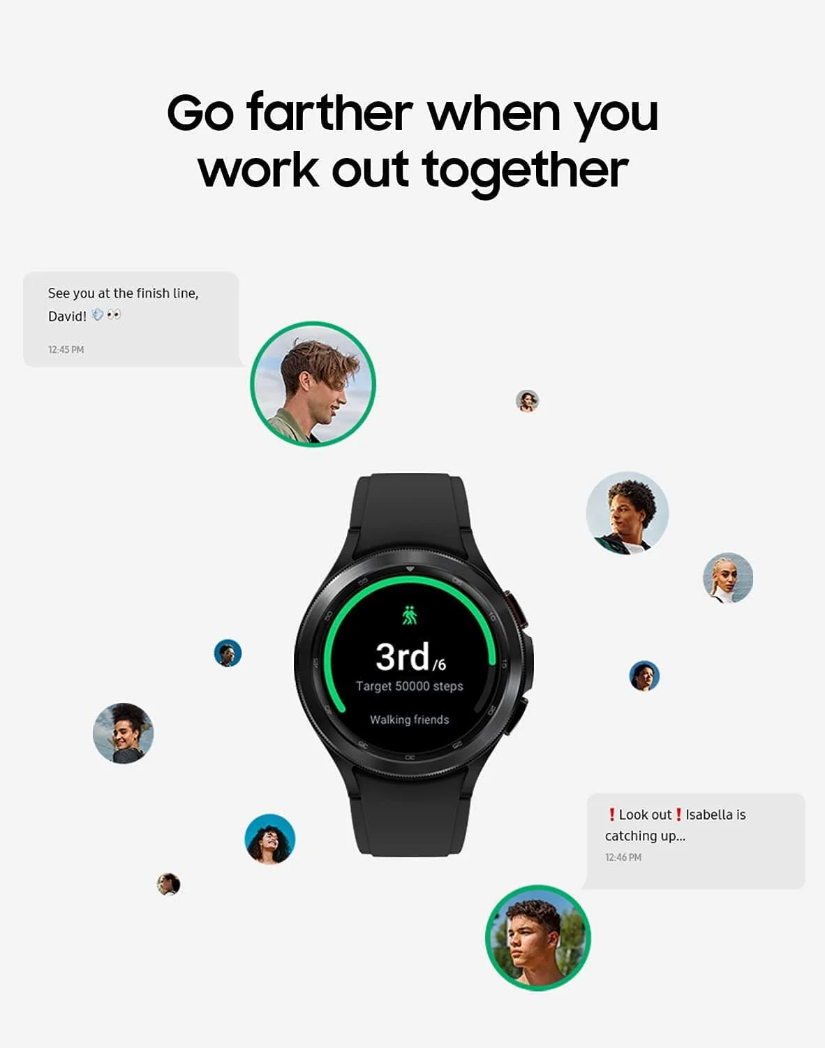 Samsung Galaxy Watch 4 Classic 46mm Smartwatch with ECG, GPS, Sleep & Fitness Tracking, Bluetooth, Google Assistant & Alexa, Black - Image 6
