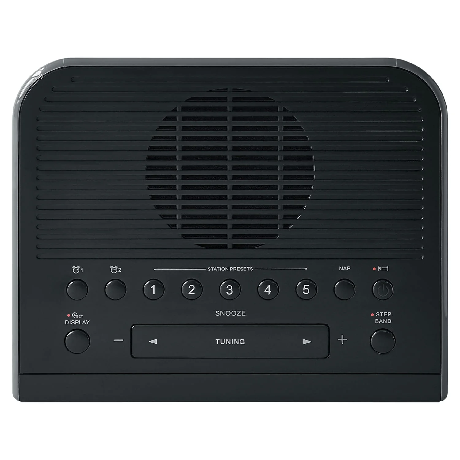 Sangean AM/FM Digital Tuning Clock Radio, Black - Image 4