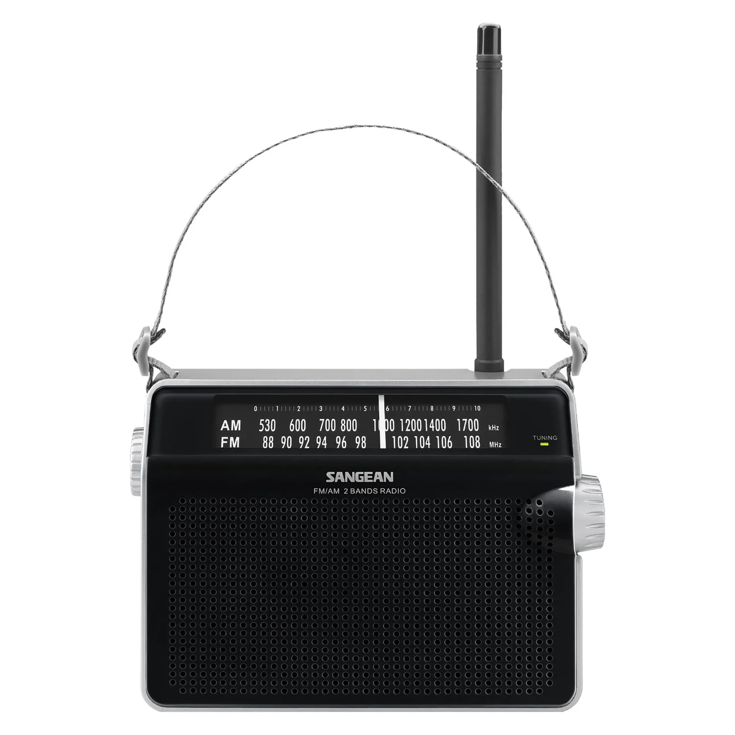 Sangean PR-D6 Retro AM/FM Portable Analog Radio with Strap - Image 3