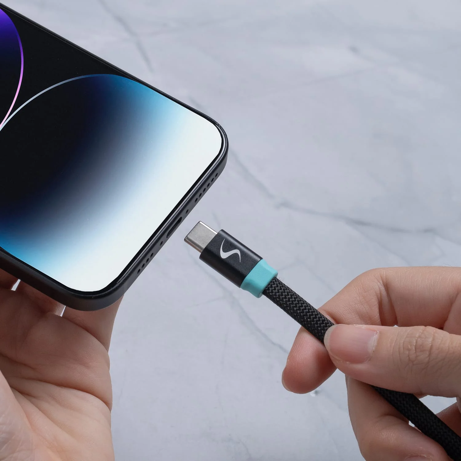 Scapade MagLink C USB-C to USB-C Magnetic Flat Cable with 60-Watt PD Fast Charging, 6.5 Ft. - Image 2
