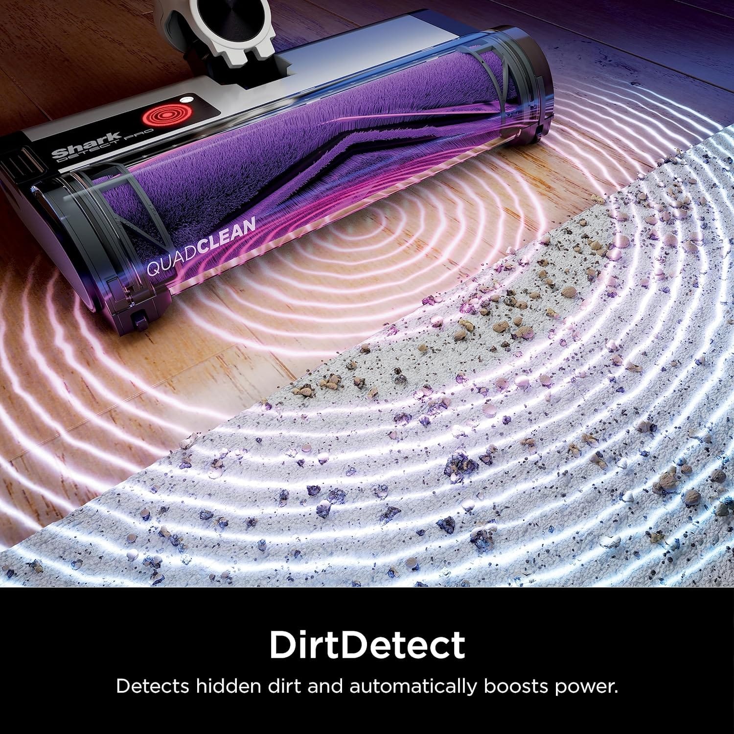Shark Detect Pro Auto-Empty System, Cordless Vacuum, White/Beats Brass - Open Box - Image 3