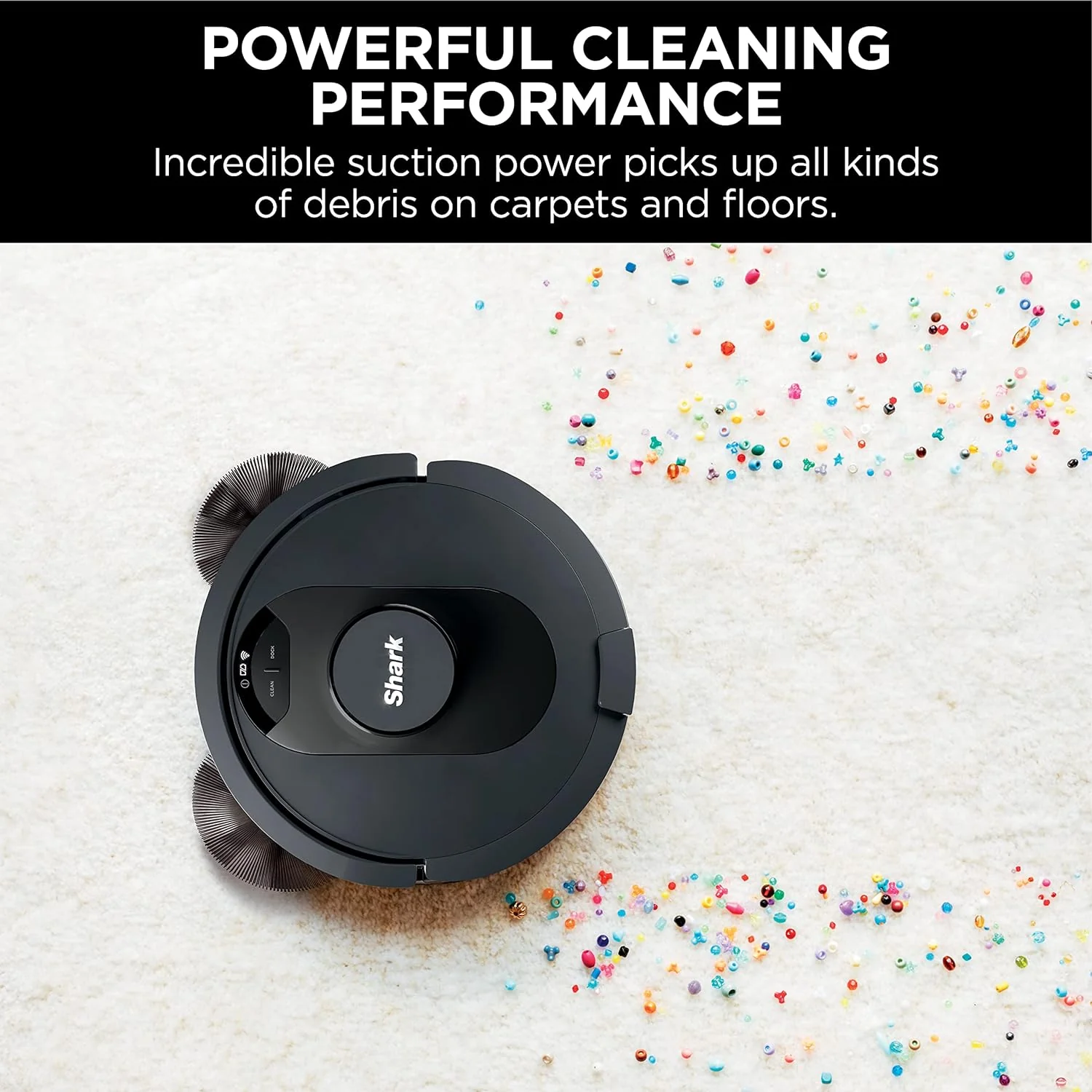 Shark AI ULTRA Robot Vacuum, Self-Empty Base, HEPA, Bagless, 30-Day Capacity LIDAR Navigation for Pet Hair, Smart Control, Black - Certified Refurbished - Image 4