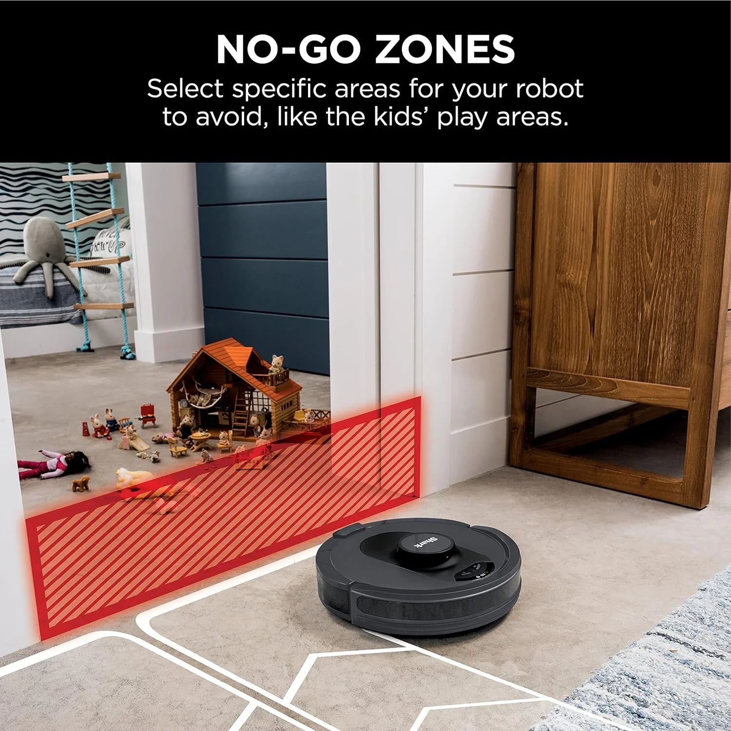 Shark AI ULTRA Robot Vacuum, Self-Empty Base, HEPA, Bagless, 30-Day Capacity LIDAR Navigation for Pet Hair, Smart Control, Black - Certified Refurbished - Image 9