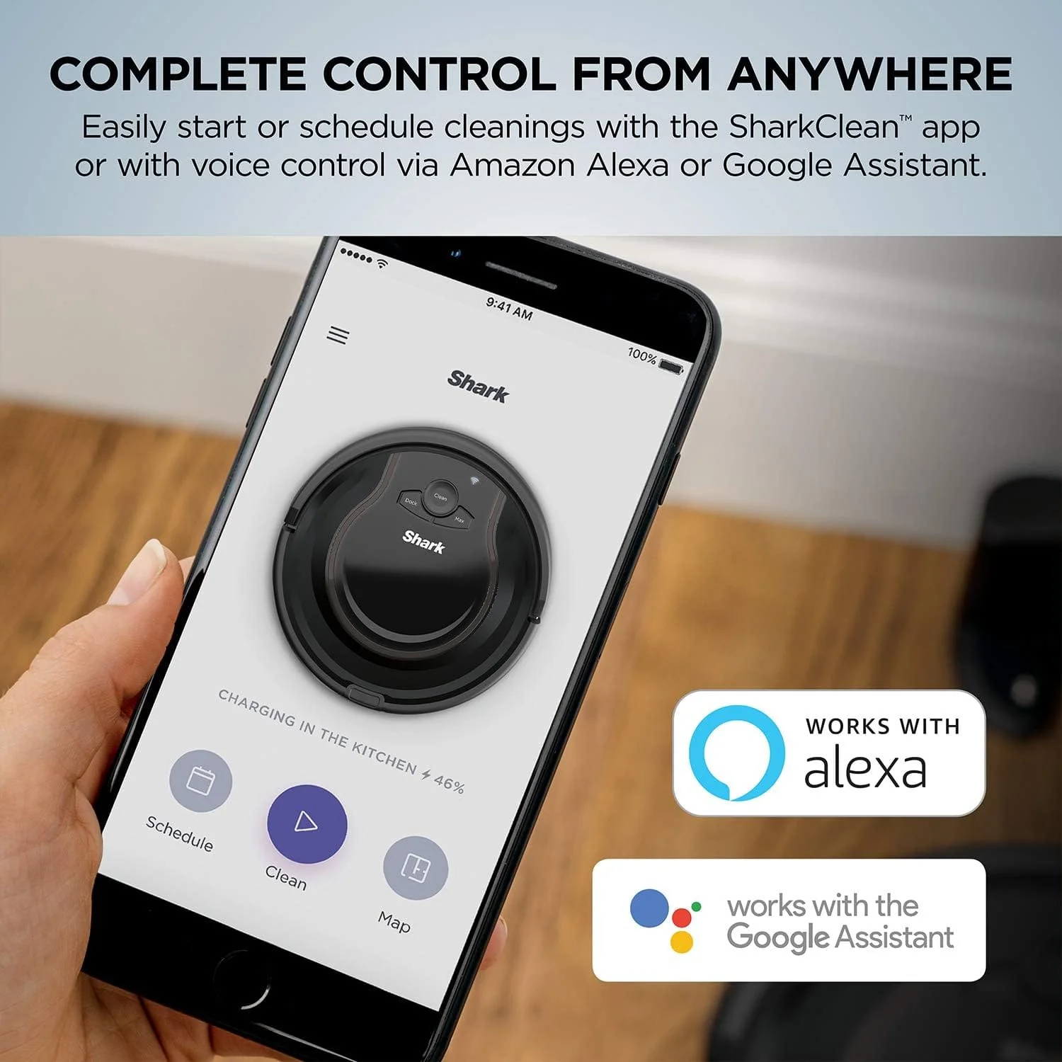 Shark ION Robot, Wi-Fi Connected, 120min Runtime, Works with Alexa, Black - Open Box - Image 8