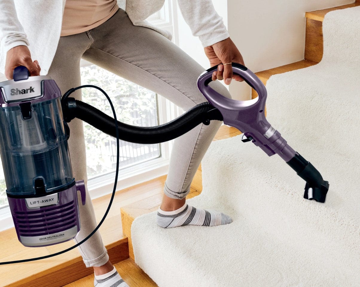 Shark Lift-Away with PowerFins HairPro & Odor Neutralizer Technology Upright Multi Surface Vacuum, Mauve - Certified Refurbished - Image 7