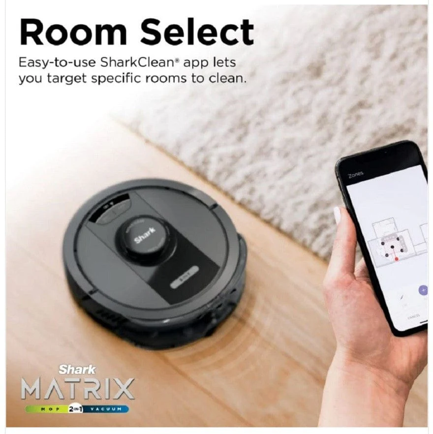 Shark Matrix 2-in-1 Self-Empty Robot Vacuum & Mop, 30-Day Capacity, Precision Home Mapping, Smart Control - Certified Refurbished - Image 8