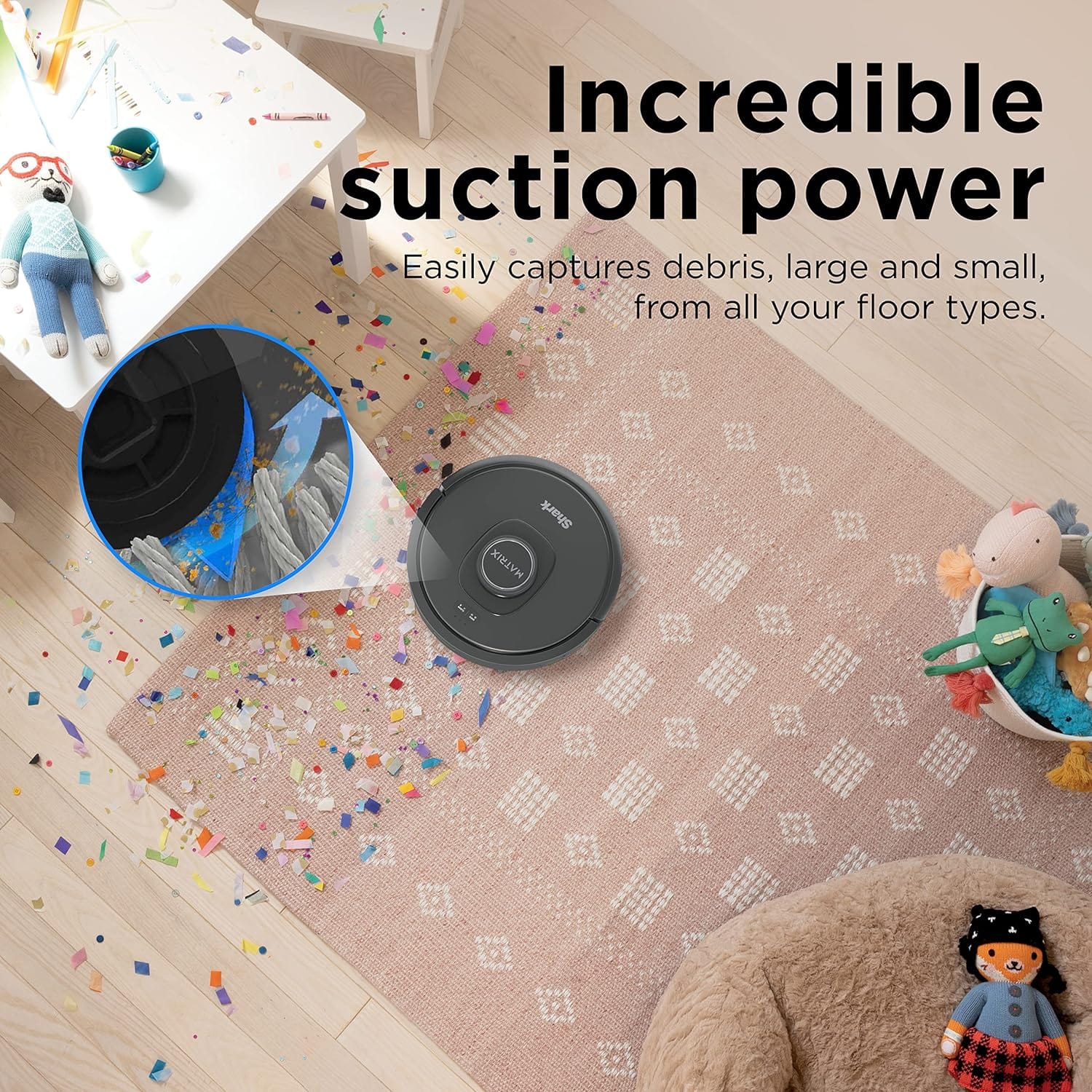 Shark Matrix Robot Vacuum for Carpets and Hardfloors, Self-Cleaning Brushroll, Precision Mapping, Smart Control - Certified Refurbished - Image 3