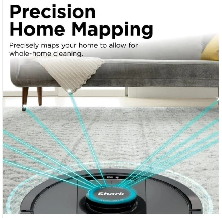 Shark Matrix Self-Empty Robot Vacuum & Mop with No Spots Missed, Bagless 30-Day Capacity, Black - Open Box - Image 5