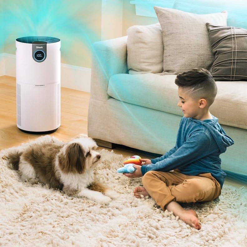 Shark Nanoseal HEPA Air Purifier MAX with Clean Sense, Covers 1350 Sq Ft, Captures 99.98% of Dust & Allergens, White - Certified Refurbished - Image 4