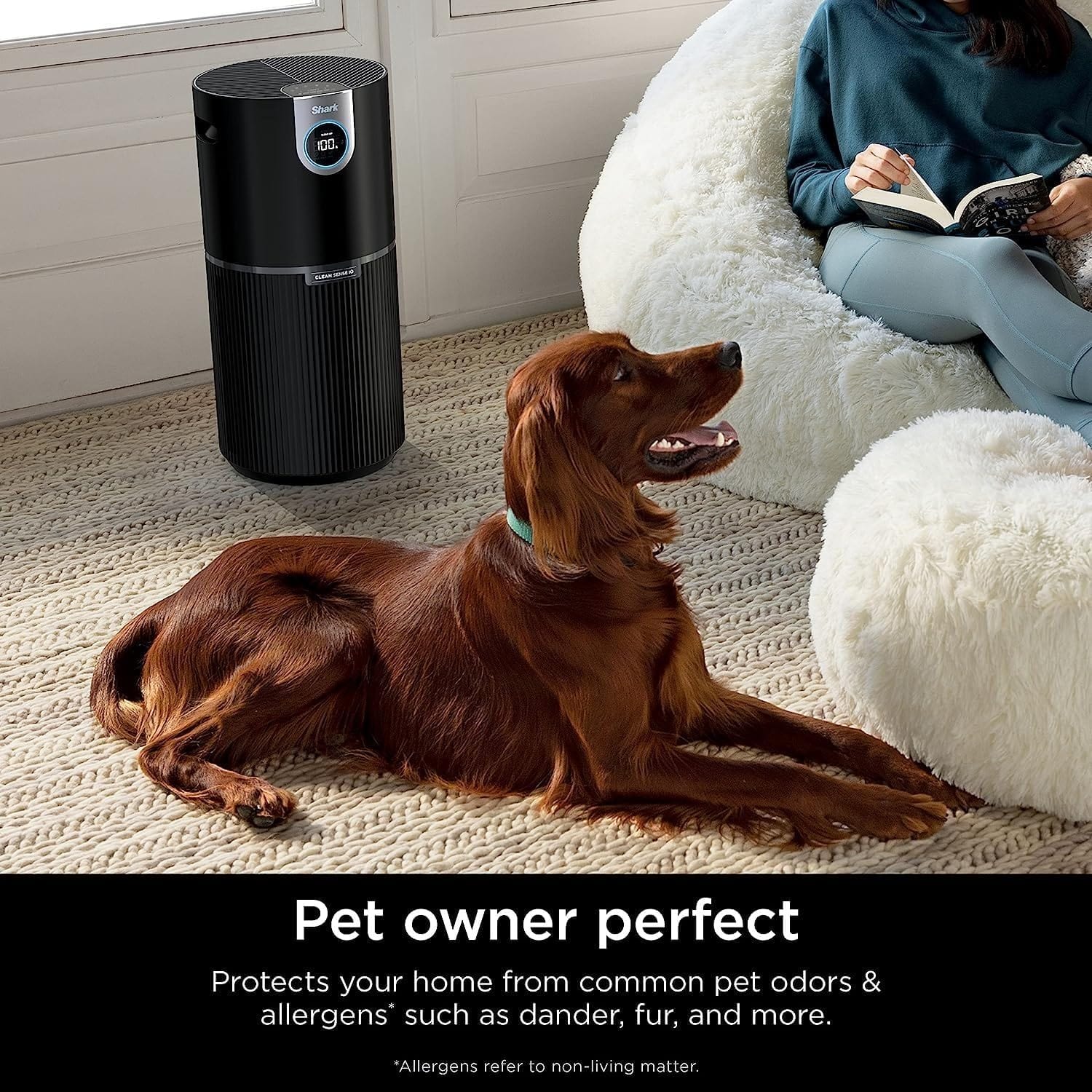 Shark Nanoseal HEPA Air Purifier MAX with Clean Sense, Covers 1350 Sq Ft, Captures 99.98% of Dust & Allergens, White - Certified Refurbished - Image 7