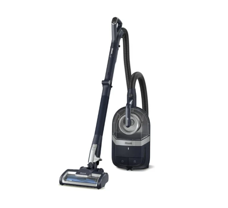 Shark Pet Bagless Corded Canister Vacuum, Self-Cleaning, Navy & Silver - Open Box