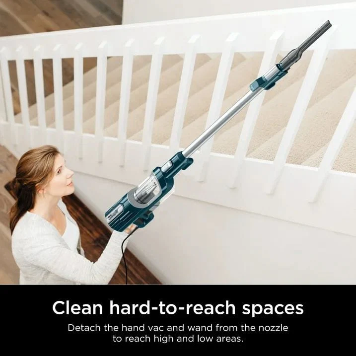 Shark R-HZ700 Ultralight PetPro Corded Stick Vacuum with PowerFins HairPro Odor Neutralizer Technology, Crevice & Upholstery Tool, Blue Iris - Certified Refurbished - Image 8