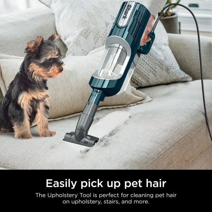 Shark R-HZ700 Ultralight PetPro Corded Stick Vacuum with PowerFins HairPro Odor Neutralizer Technology, Crevice & Upholstery Tool, Blue Iris - Certified Refurbished - Image 9