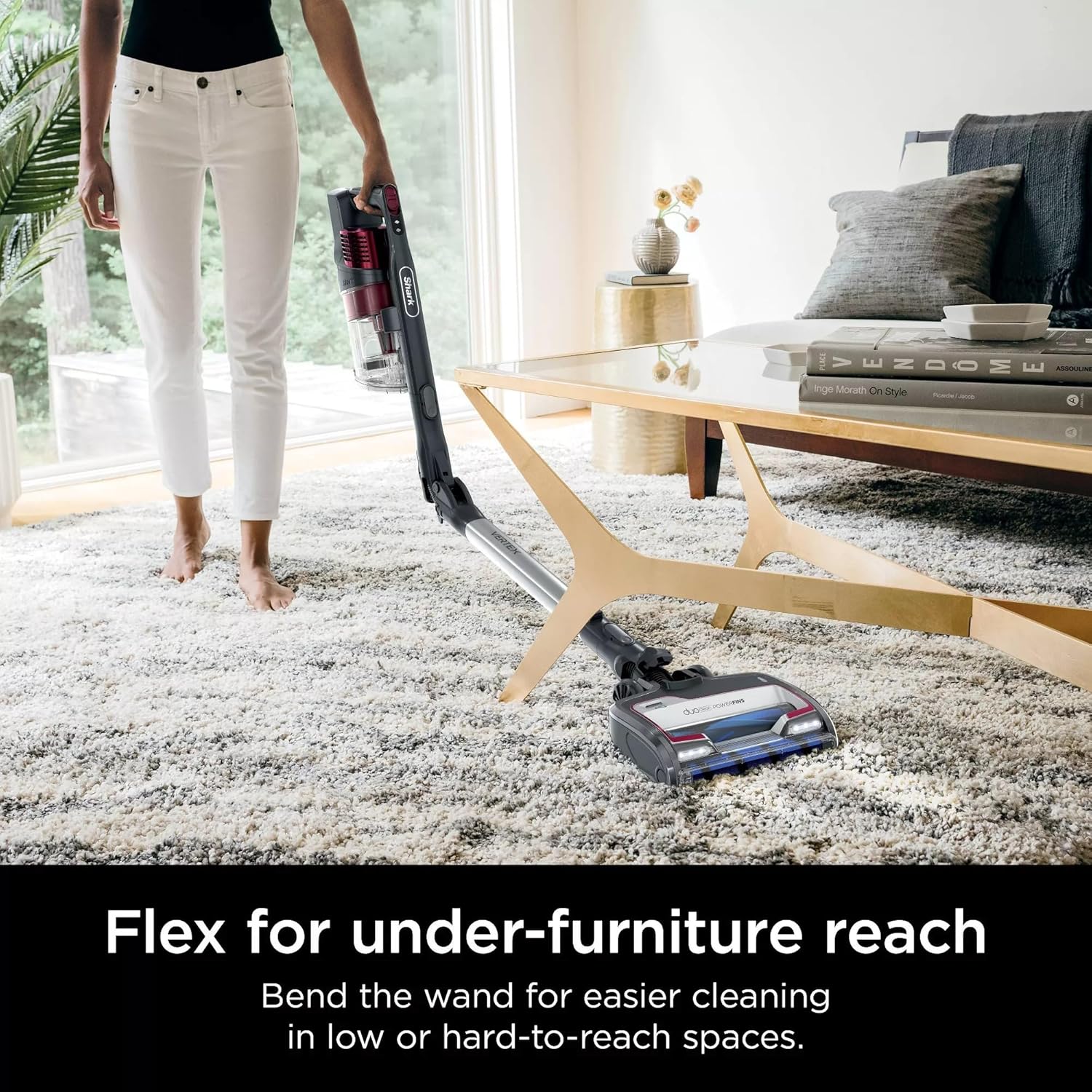 Shark Vertex Cordless MultiFlex Stick Vacuum with DuoClean PowerFins, Lightweight, Pet Hair, HEPA, 60 Min Run Time - Open Box - Image 5