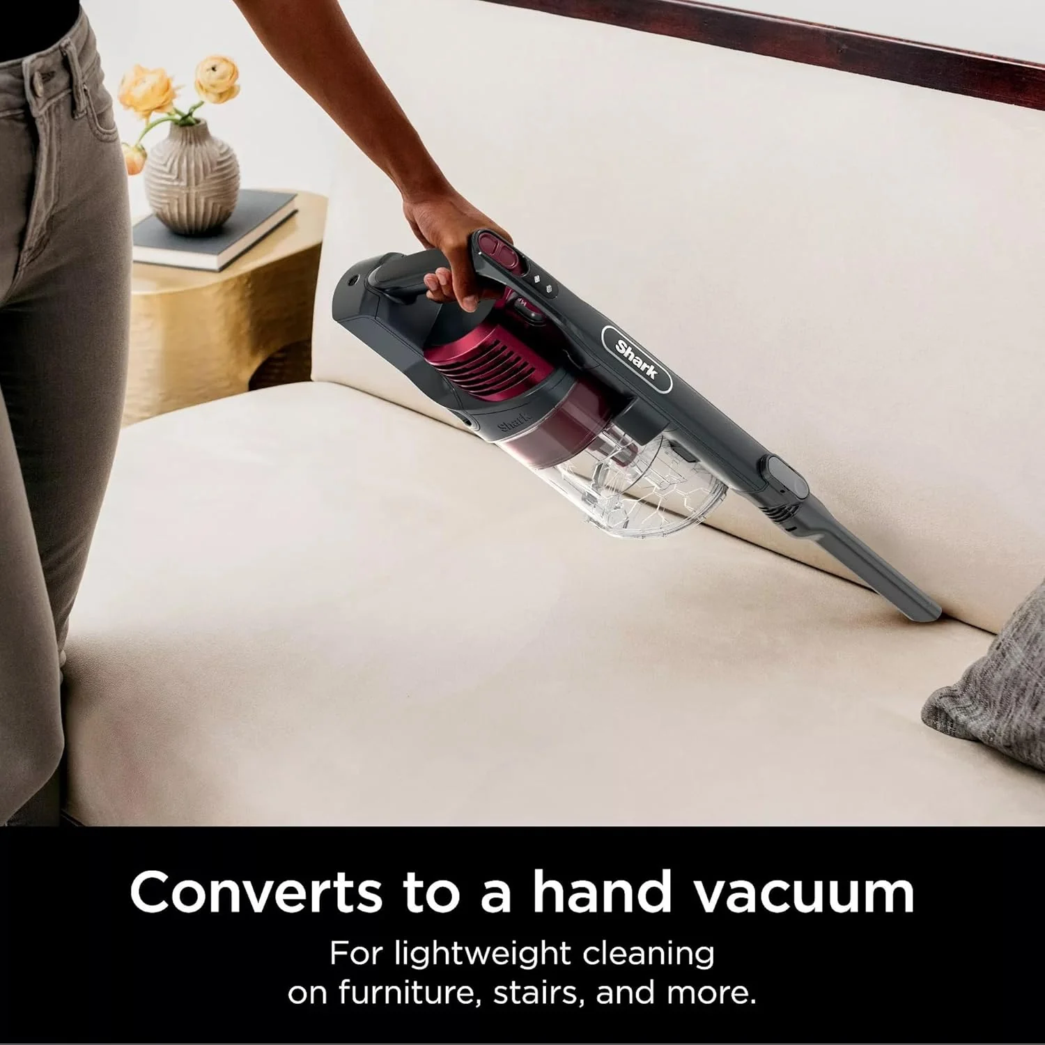 Shark Vertex Cordless MultiFlex Stick Vacuum with DuoClean PowerFins, Lightweight, Pet Hair, HEPA, 60 Min Run Time - Open Box - Image 6