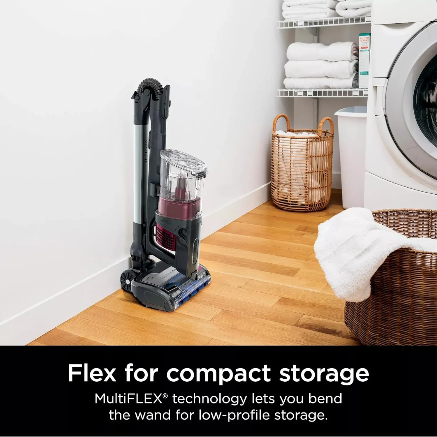 Shark Vertex Cordless MultiFlex Stick Vacuum with DuoClean PowerFins, Lightweight, Pet Hair, HEPA, 60 Min Run Time - Open Box - Image 8
