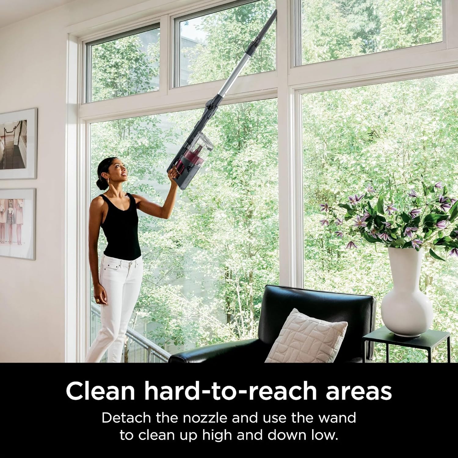 Shark Vertex Cordless MultiFlex Stick Vacuum with DuoClean PowerFins, Lightweight, Pet Hair, HEPA, 60 Min Run Time - Certified Refurbished - Image 4