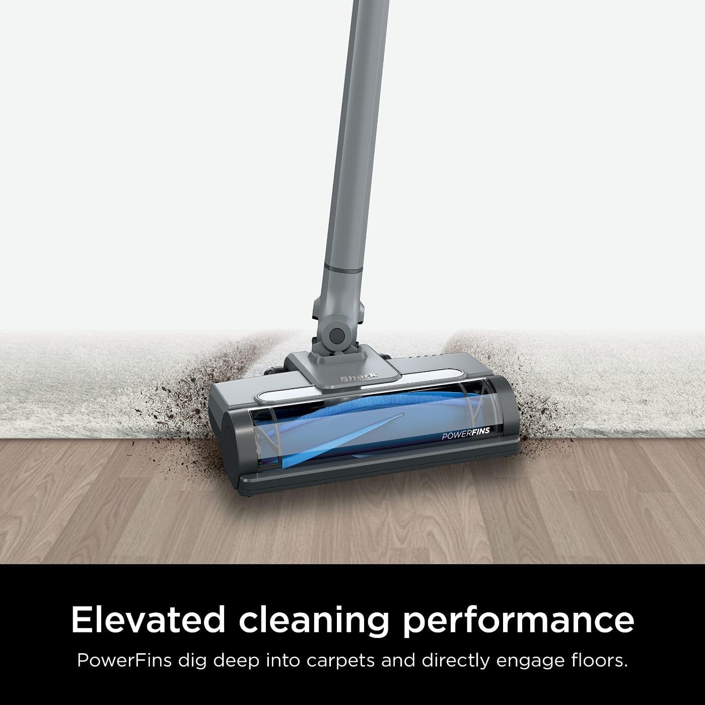 Shark WANDVAC Pet Ultra-Lightweight Cordless Stick Vacuum with PowerFins Brushroll & Charging Dock, Steel Grey - Open Box - Image 9