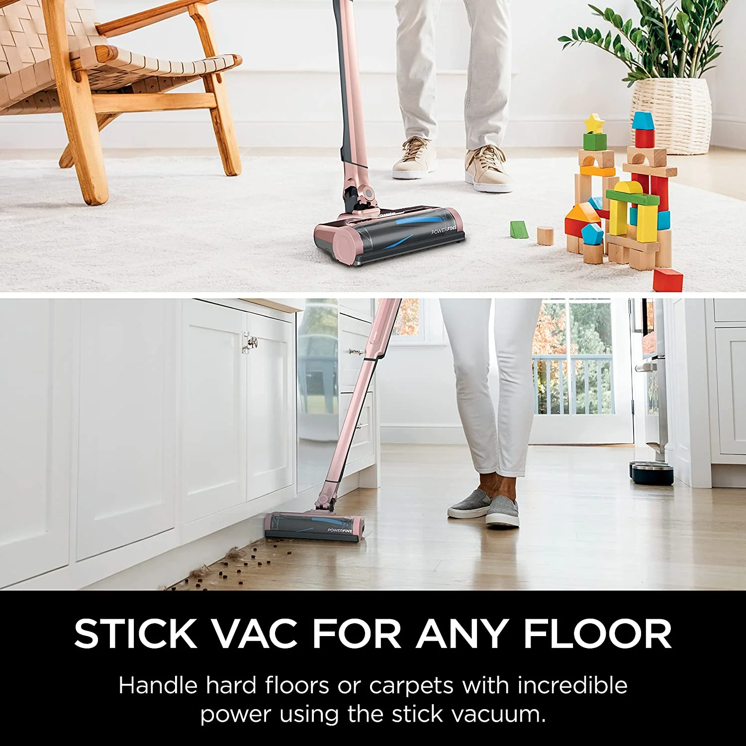 Shark WS632PKBRN-SD Wandvac Ultra-Lightweight Powerful Cordless Stick Vacuum, Mauve - Open Box - Image 3