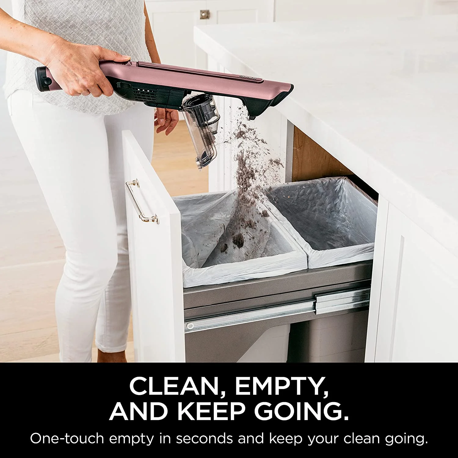 Shark WS632PKBRN-SD Wandvac Ultra-Lightweight Powerful Cordless Stick Vacuum, Mauve - Open Box - Image 5