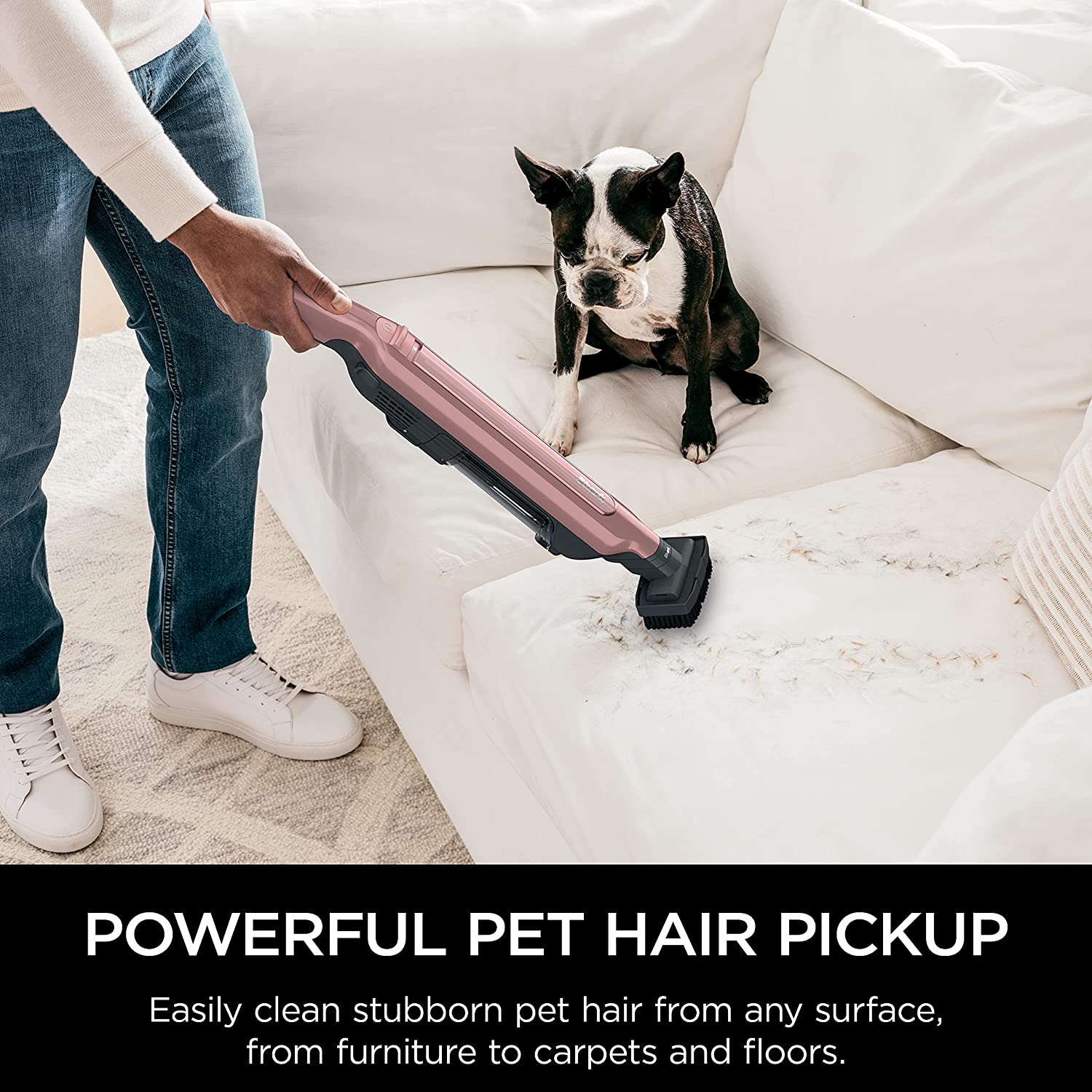 Shark WS632PKBRN-SD Wandvac Ultra-Lightweight Powerful Cordless Stick Vacuum, Mauve - Open Box - Image 9