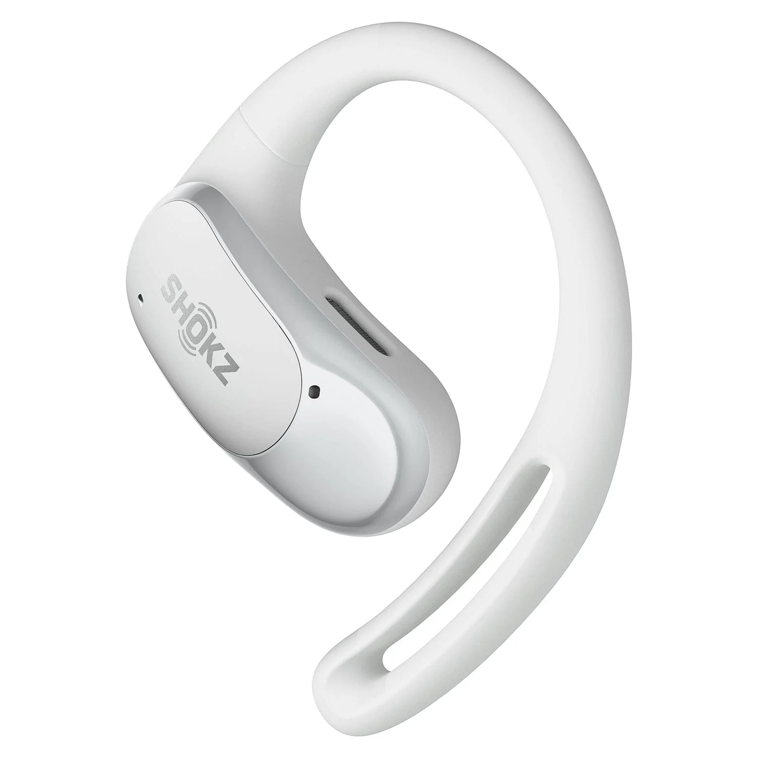 Shokz OpenFit Air TWS Bluetooth Open-Ear Earbuds with Mics, Earhooks, and Charging Case, Clear Voice, up to 28 Hours Play Time, IP54, White - Image 5