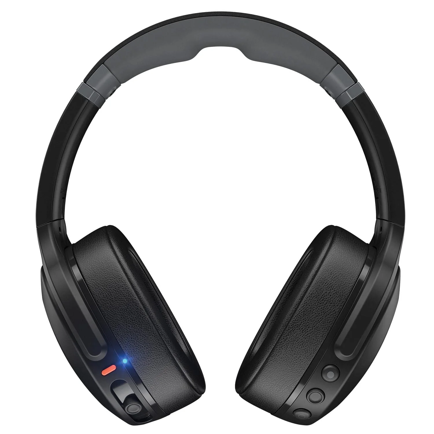 Skullcandy Crusher Evo Sensory Bass Bluetooth Flat-Folding Over-Ear Headphones with Mic and 3.5-mm Aux Input, up to 40 Hours of Play Time, Black - Image 4