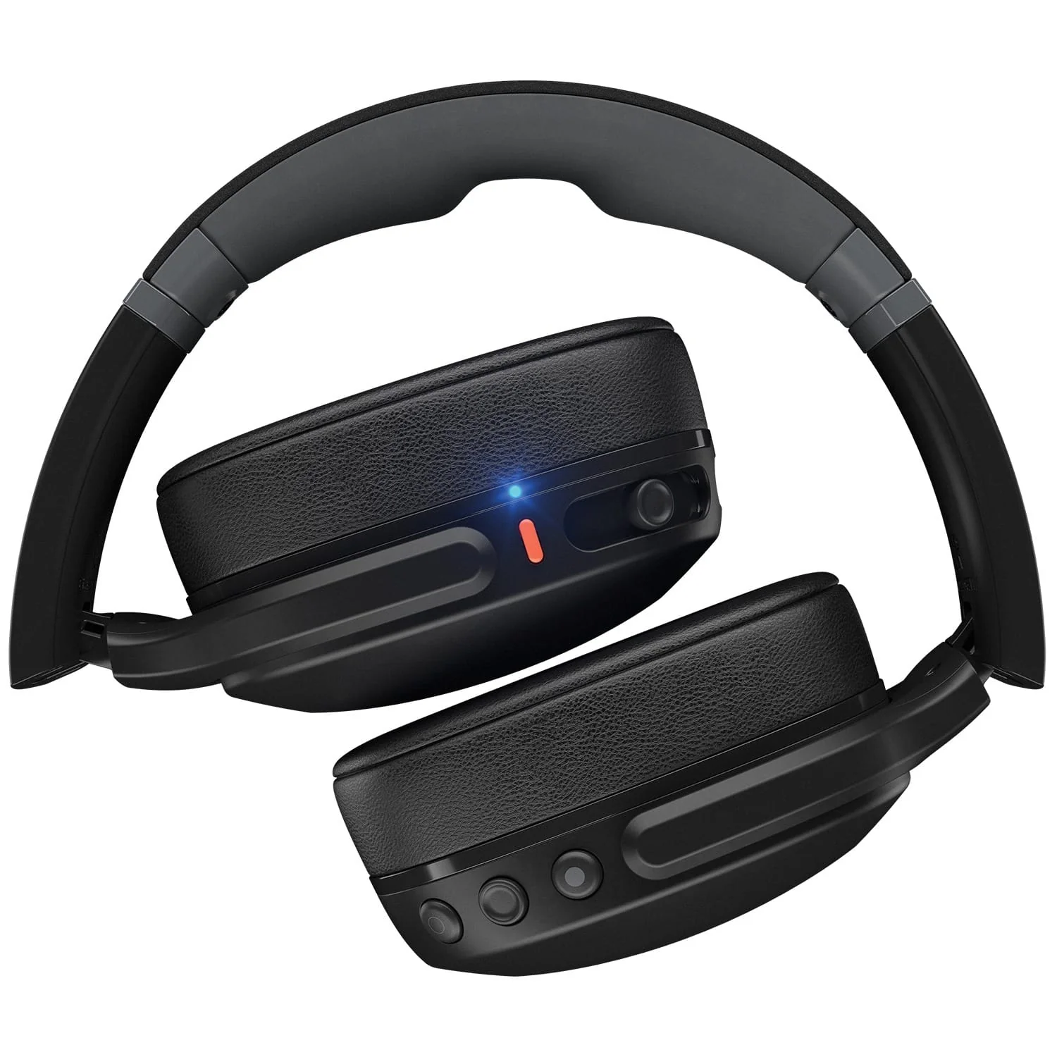 Skullcandy Crusher Evo Sensory Bass Bluetooth Flat-Folding Over-Ear Headphones with Mic and 3.5-mm Aux Input, up to 40 Hours of Play Time, Black - Image 5