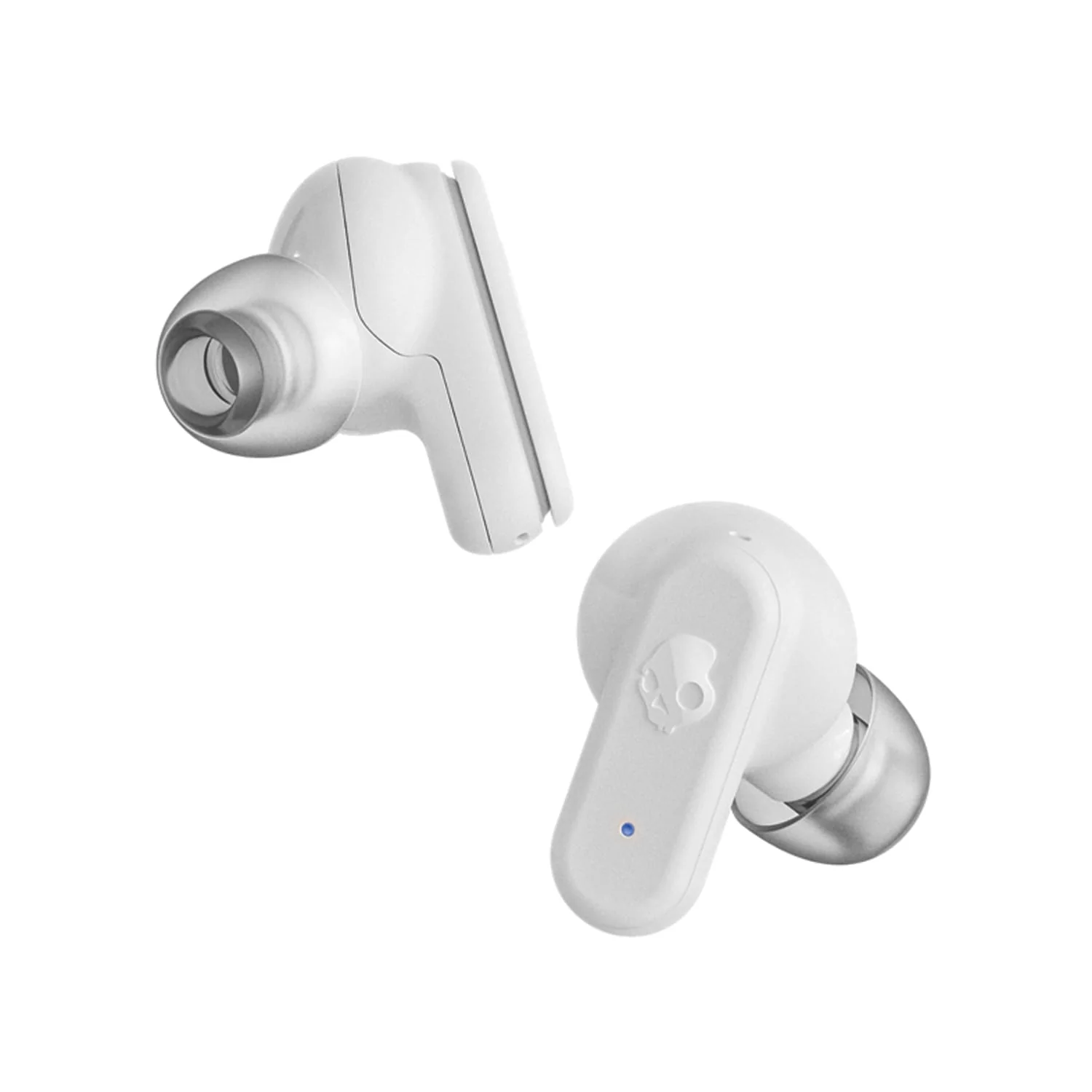Skullcandy Dime 3 TWS Bluetooth In-Ear Earbuds with Mic and Charging Case, up to 20 Hours Play Time, IPX4 Sweat/Water-Resistant, Bone/Orange Glow - Image 3