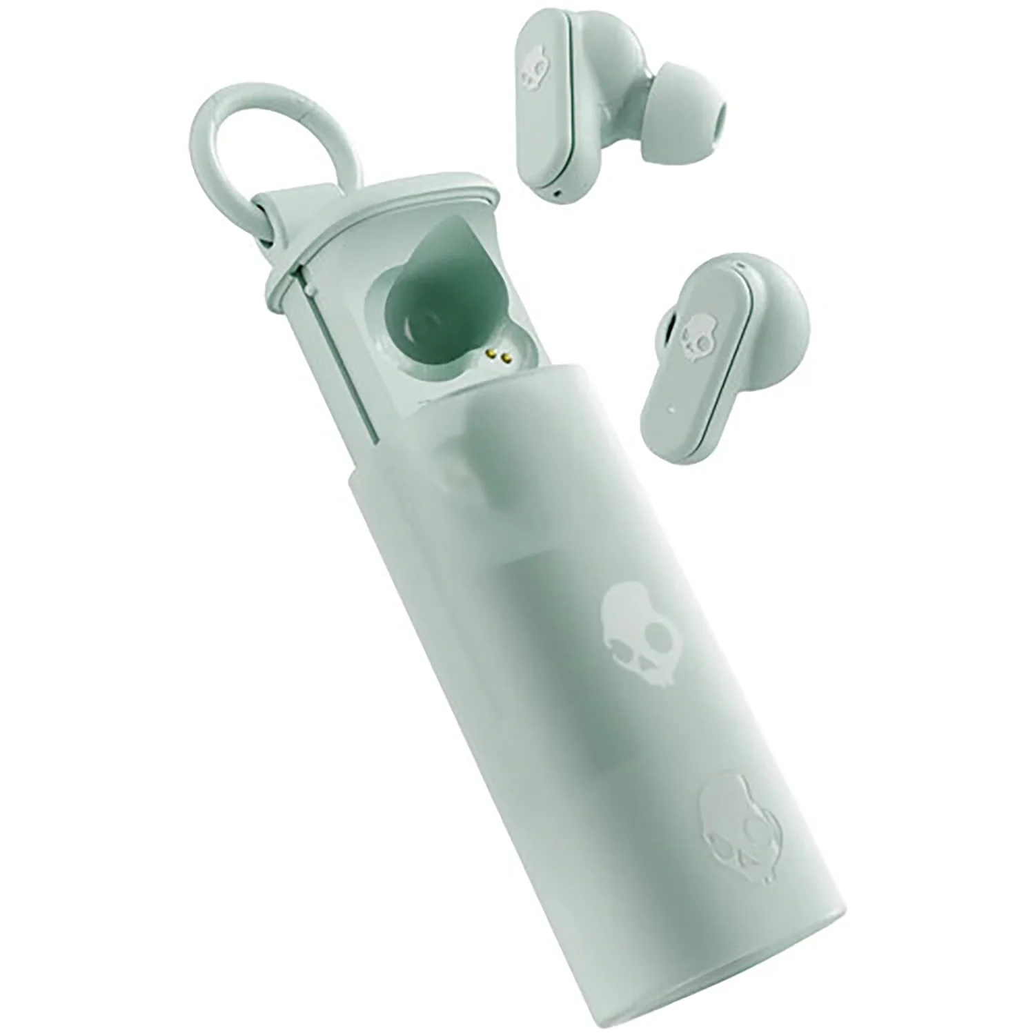 Skullcandy Dime Evo TWS Bluetooth In-Ear Earbuds with Mic and Charging Case, up to 36 Hours Play Time, IPX4 Water-Resistant, Preppy Sage