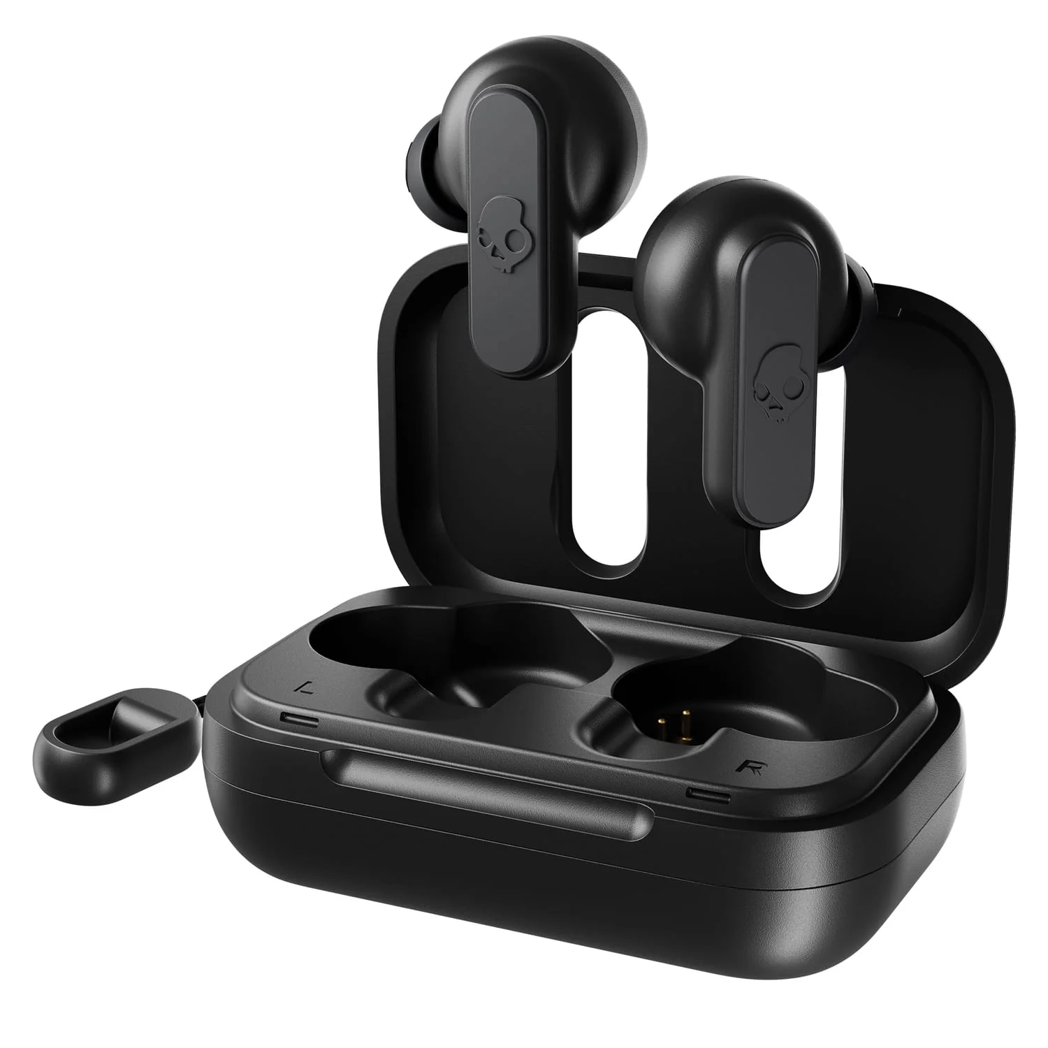 Skullcandy Dime True 2 TWS Bluetooth In-Ear Earbuds with Mic and Charging Case, up to 12 Hours Play Time, IPX4 Sweat-Resistant, True Black