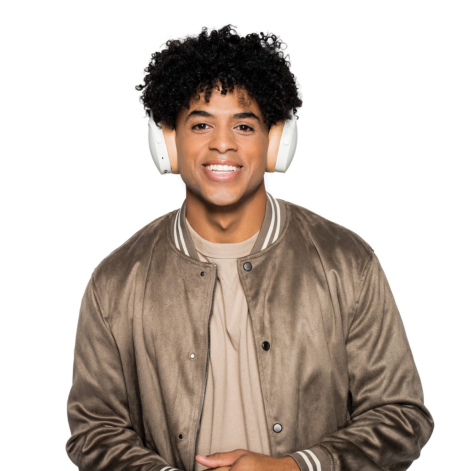 Skullcandy Hesh ANC Bluetooth Folding Over-Ear Headphones with Mics and 3.5-mm Aux Input, Stay-Aware Mode, up to 22 Hours Play Time, White - Image 5