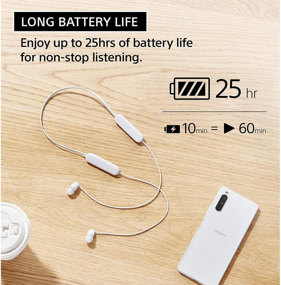 Sony Wireless In-Ear Headphones, Black - Image 2