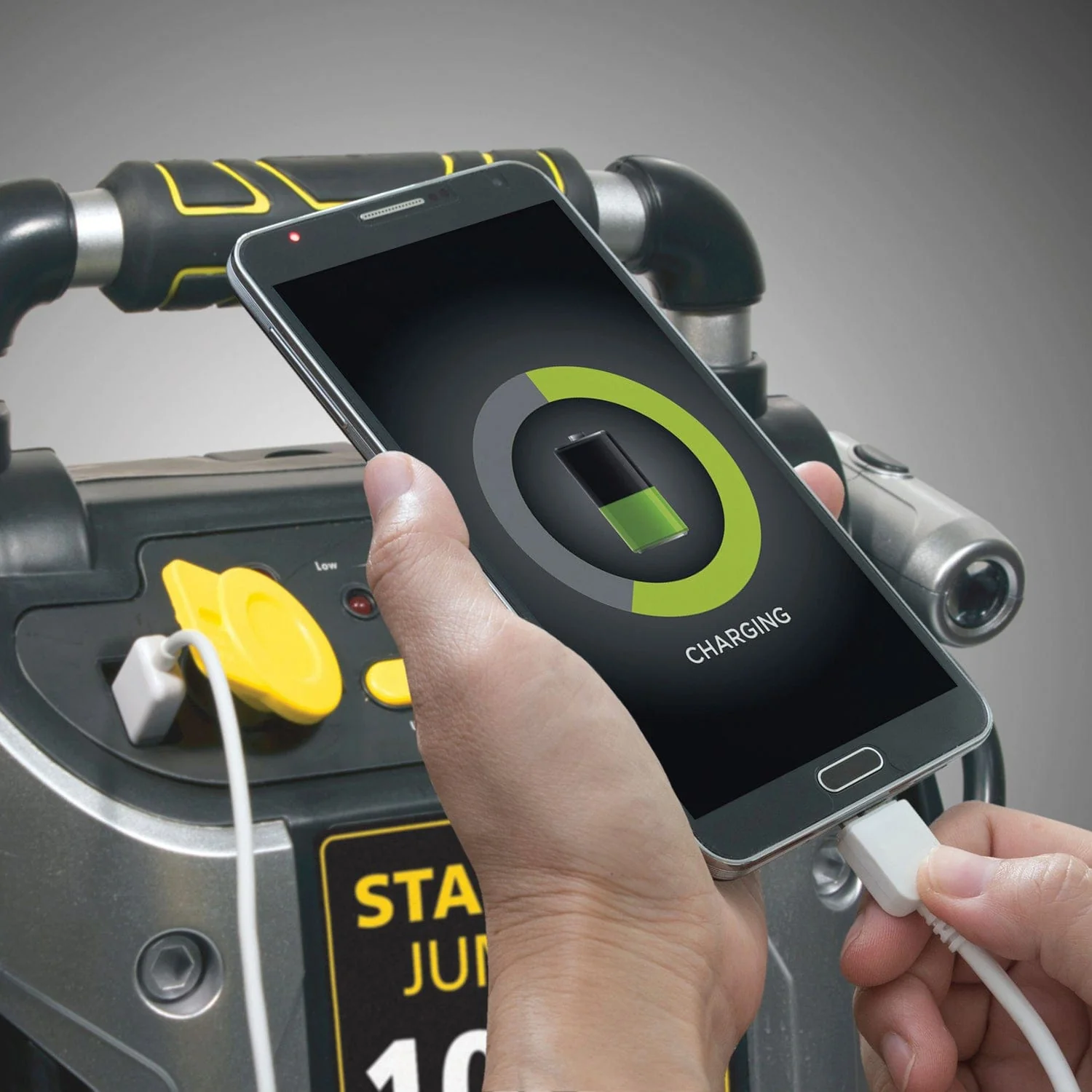 Stanley 1000-Amp-Peak 12-Volt Rechargeable Jump Starter with Air Compressor, J5C09 - Image 3