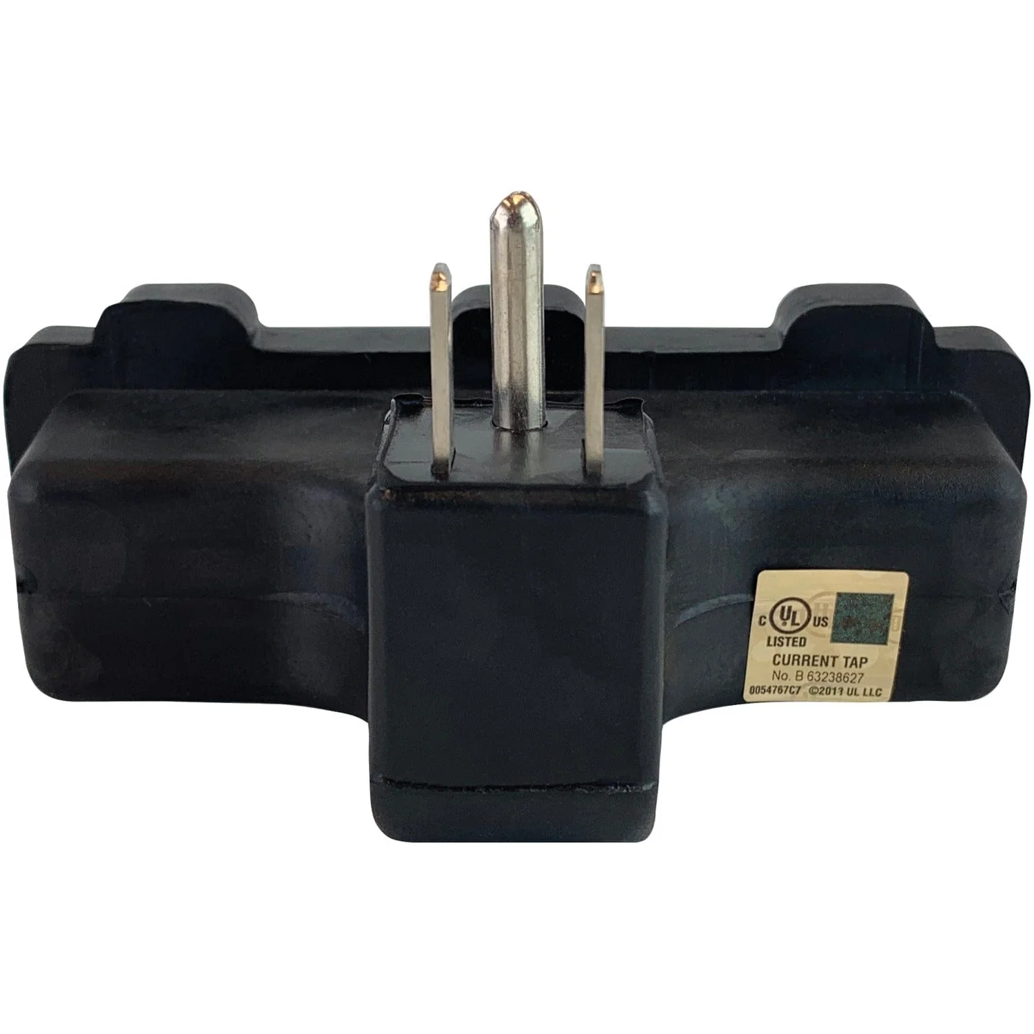 Stanley 3-AC Outlet PlugMax Outdoor Grounded Wall Tap with Rubberized Protective Covers, 31110 - Image 3
